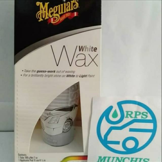 Meguiars white wax unpacakage