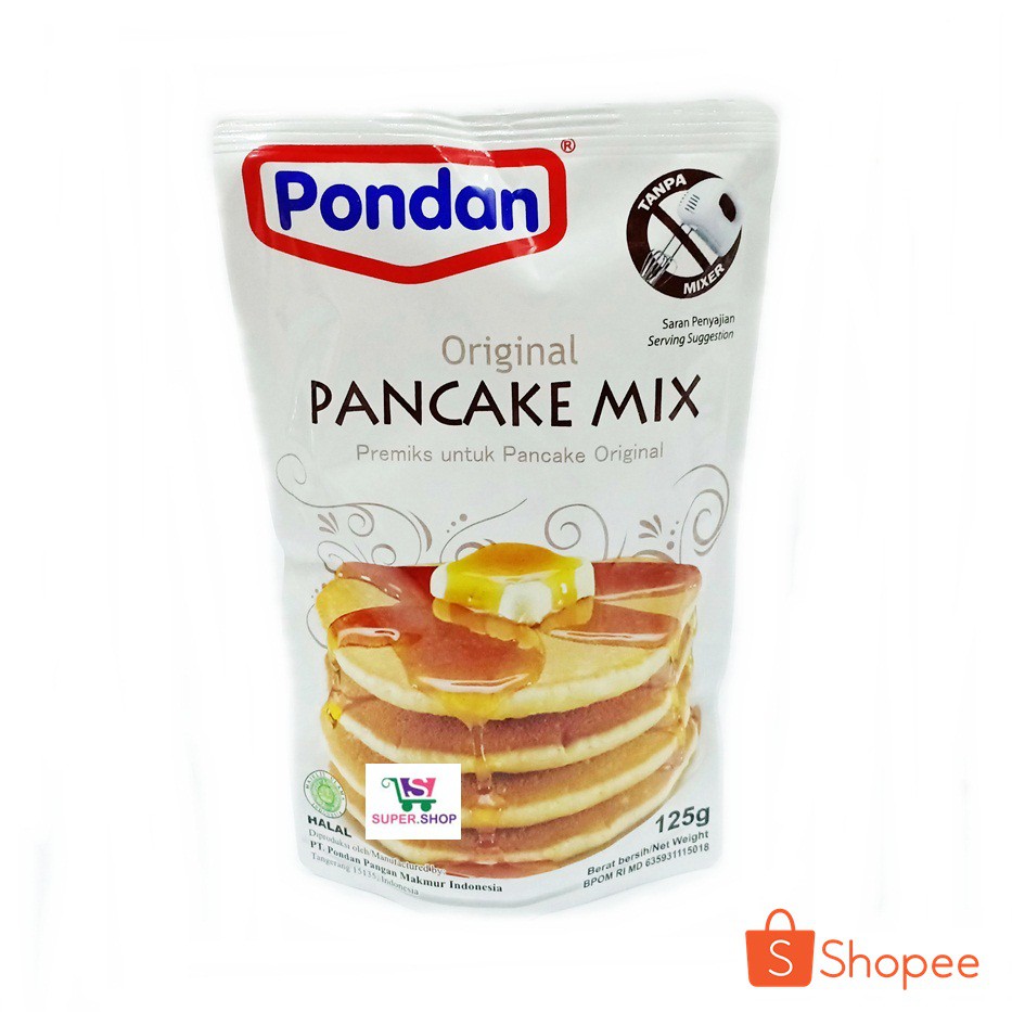 Pondan Premiks Original Pancake Mix 125 Gram