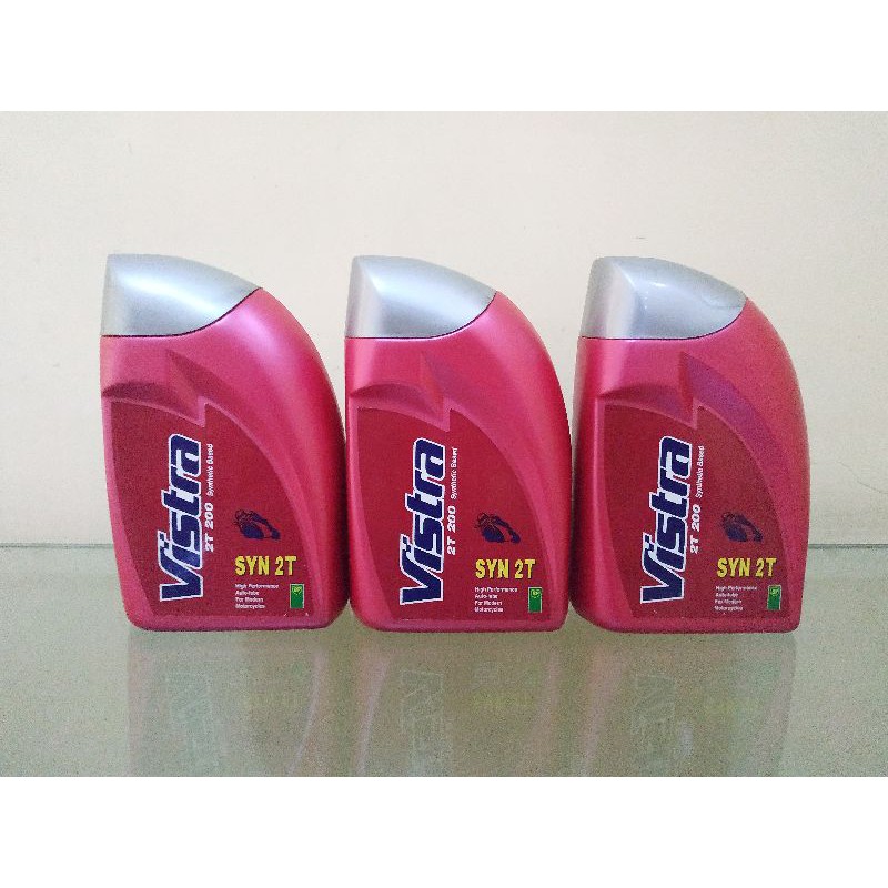 Oli samping vistra 2t 200 synthetic based , oli samping lawas jadul