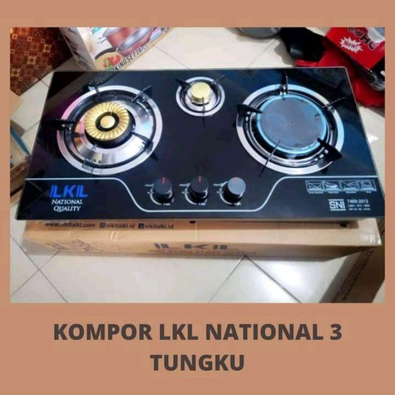 Kompor LkL National 3 tungku