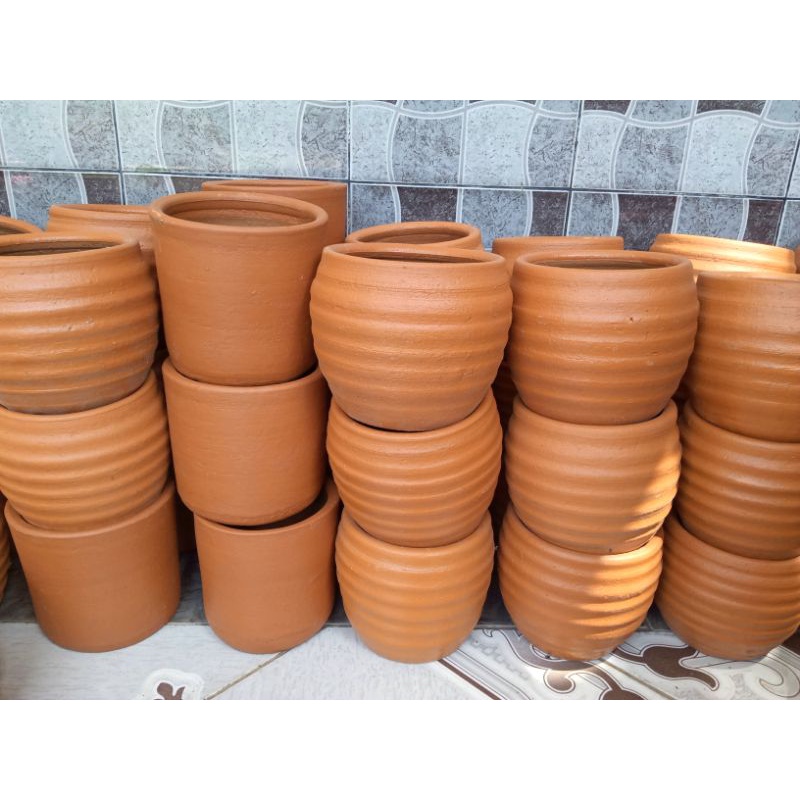 pot tanah D10cm - pot gerabah
