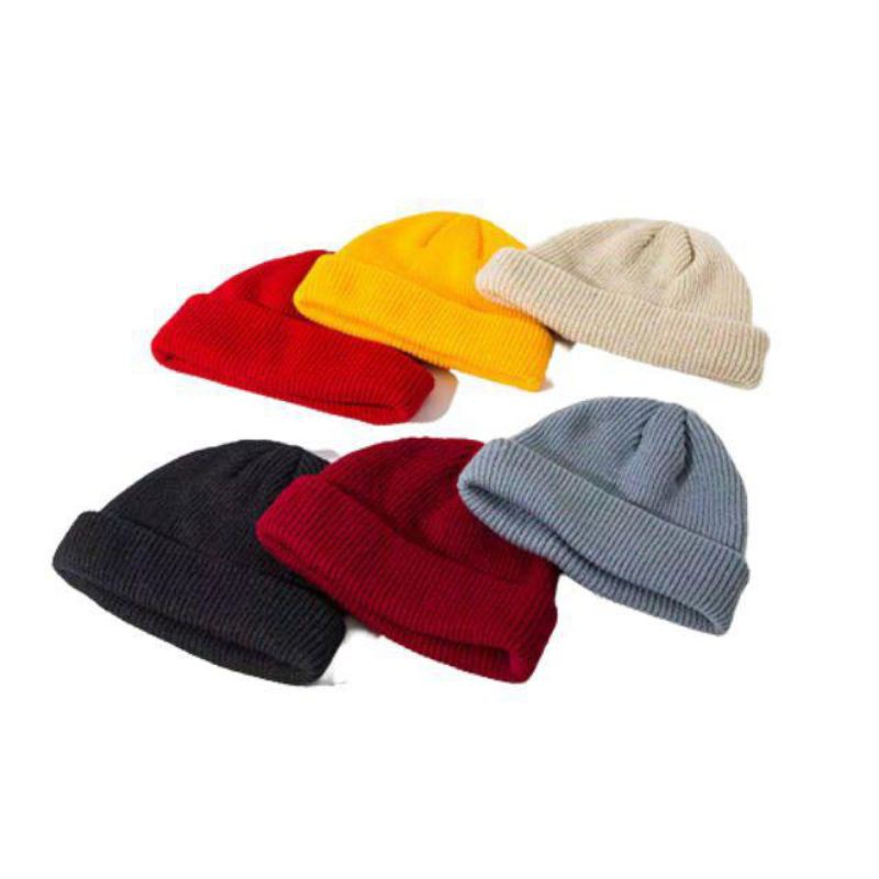 topi kupluk rajut hiphop ala korea Unisex pria wanita,juga bisa untuk anak2