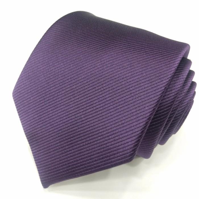 Dasi Dasi Pria Dasi Panjang Polos Import Ungu Tua