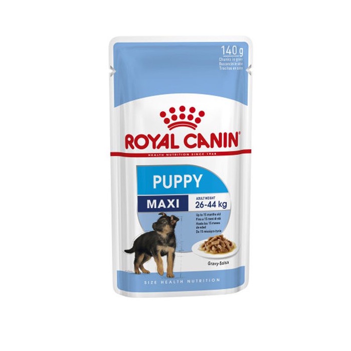 royal canin pouch maxi puppy 140gr makanan anjing