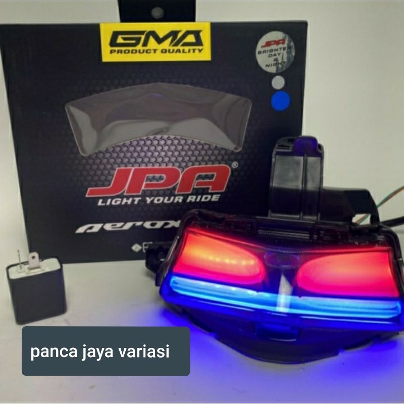 LAMPU STOP AEROX NEW 2020 2021 2022 ORIGINAL JPA Lampu Stop Lamp Jpa Aerox Terbaru Termurah Lampu Stop Aerox Old Jpa Original