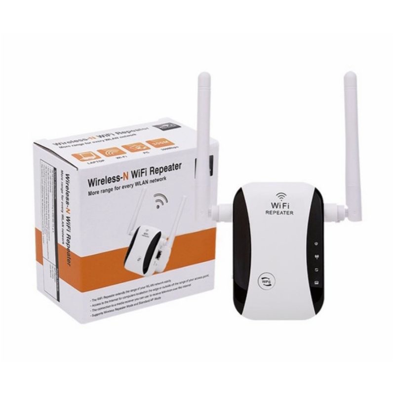 Penguat Sinyal Wifi Repeater 300Mbps Wireless Wifi Signal Booster Amplifier Wifi Reange Extender 2 Antena