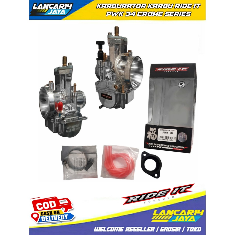 KARBURATOR KARBU RIDE IT PWK 34 CROME SERIES