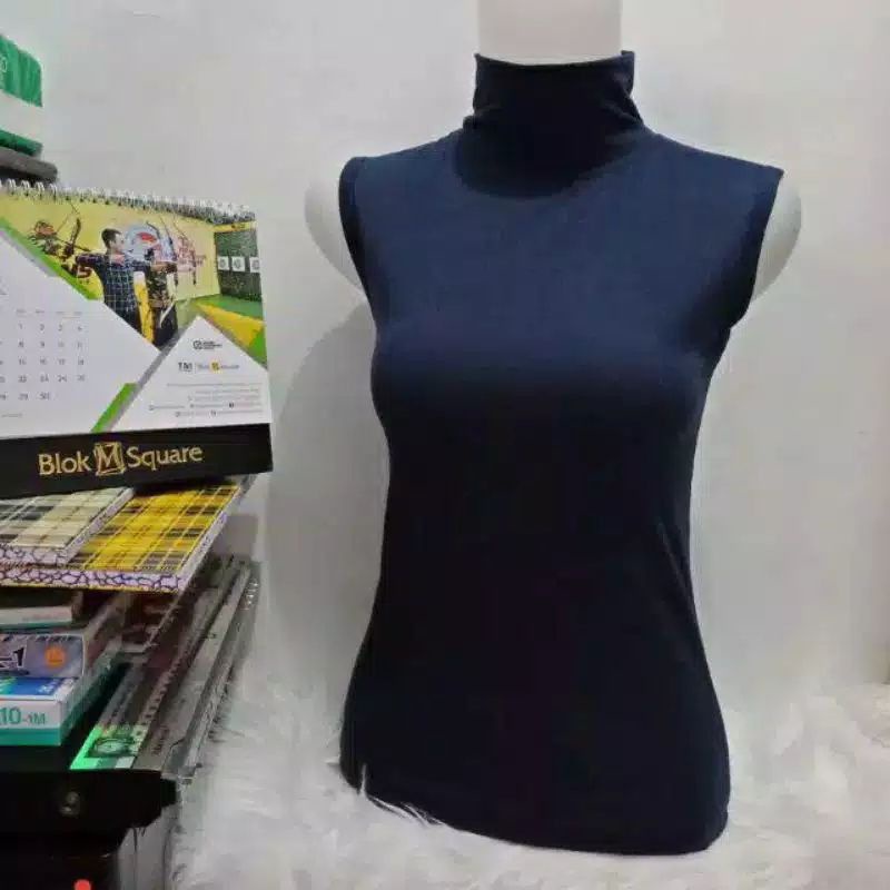 Turtle neck Tantop Wanita