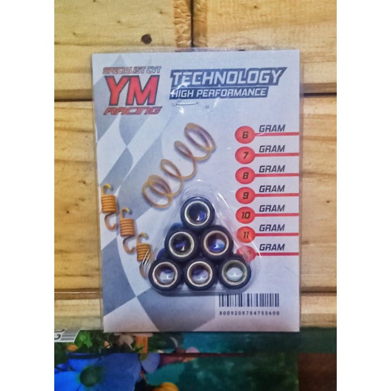 ROLLER MIO 11 GRAM (SPORTY/SMILE) ISI 6 BUTIR // ROLLER 11 GRAM MIO SOUL [ ROLLER MIO J 11 G # ROLLER 11 G FINO KARBU 115 { ROLLER MIO SOUL GT 11 GRAM // ROLLER 11GRAM XRIDE 115 | EOLLER 11 GRAM NOUVO - YAMAHA) ROLLER YM RACING