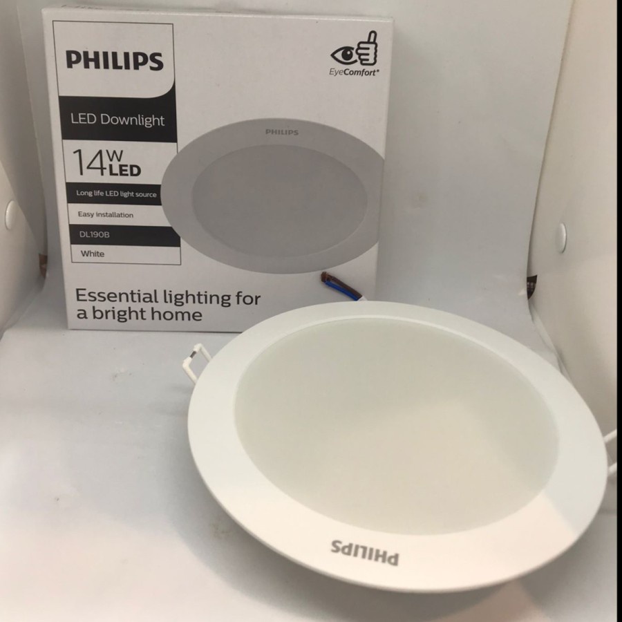 PHILIPS LED Downlight Eridani DL190B 14w 14 watt 6&quot; (Putih)