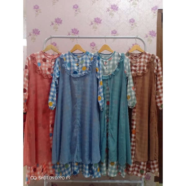 Gamis anak/Gamis outer/gamis anak tanggung/gamis shakila