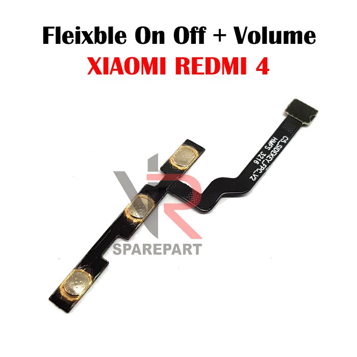 FLEXIBLE ON OFF XIAOMI REDMI 4 ON OFF + VOLUME