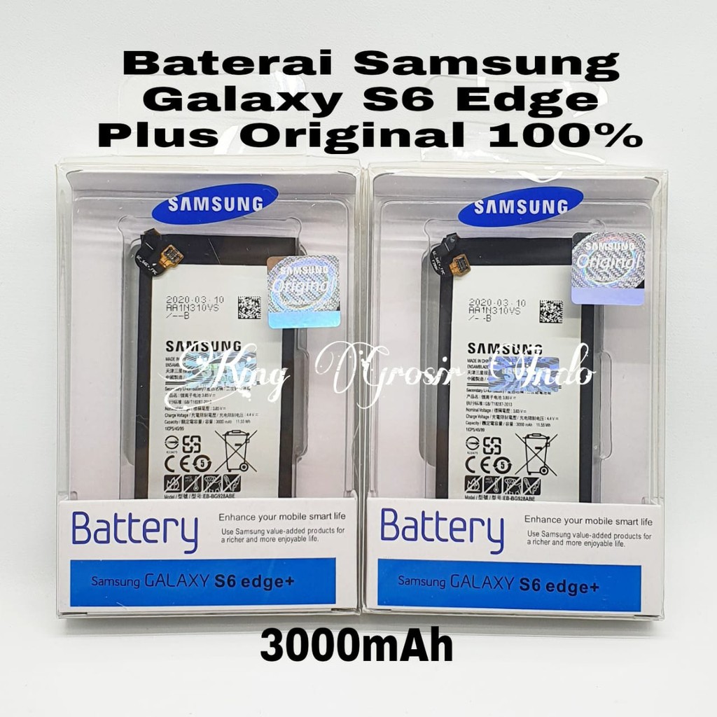 Baterai Samsung Galaxy S6 Edge Plus NFC EB-BG928ABE Original 100% Battery