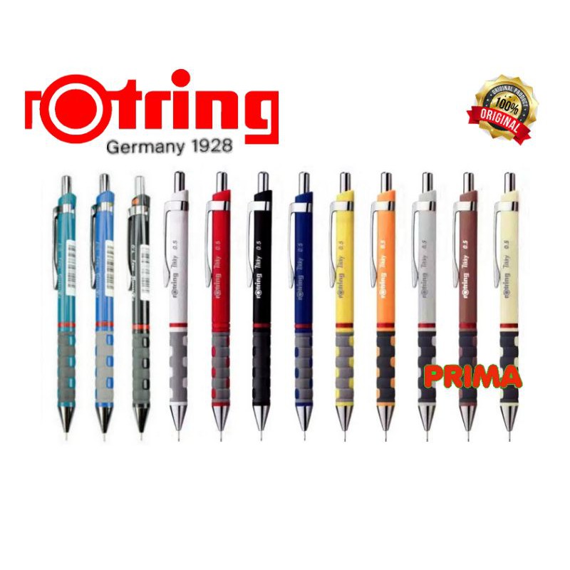 

PENSIL MEKANIK ROTRING TIKKY Original (TERSEDIA UKURAN 0.35, 0.5, 0.7 DAN 1.0)