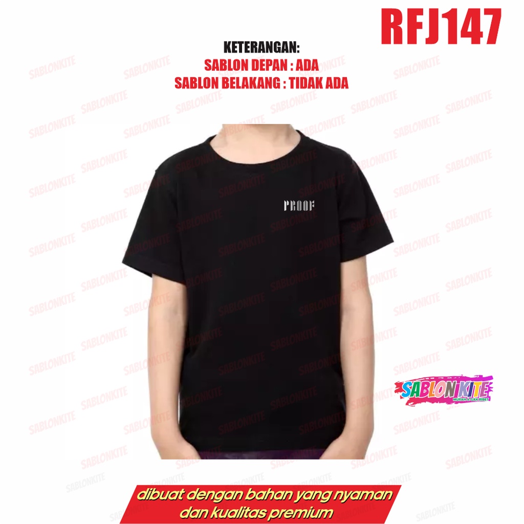 MURAH!!! KAOS KPOP PROOF TULISAN KECIL RFJ147