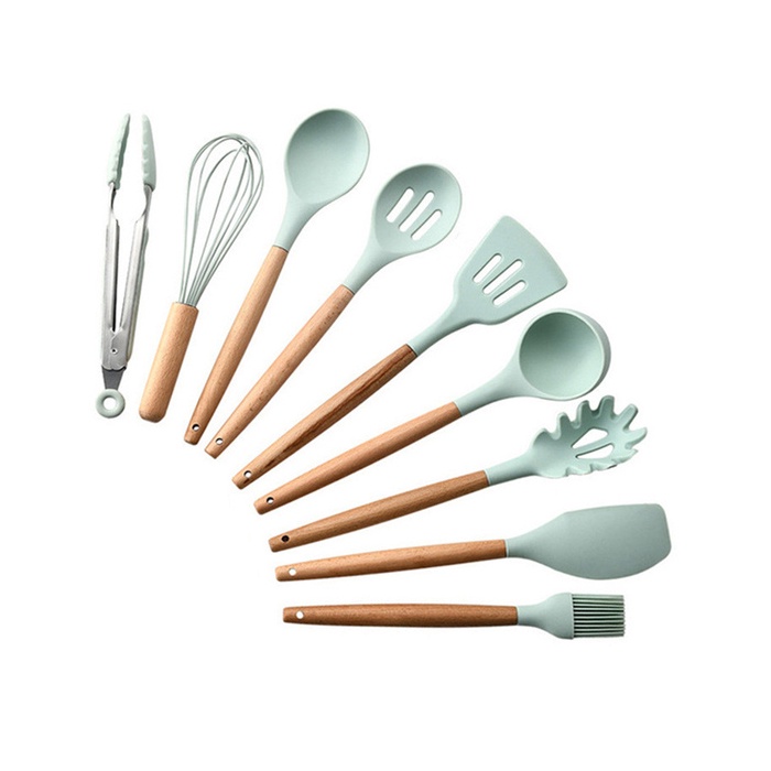 Sutil Set Spatula Silicon Spatula Silikon Set Spatula Silikon Tahan Panas 1Set 9 Pcs