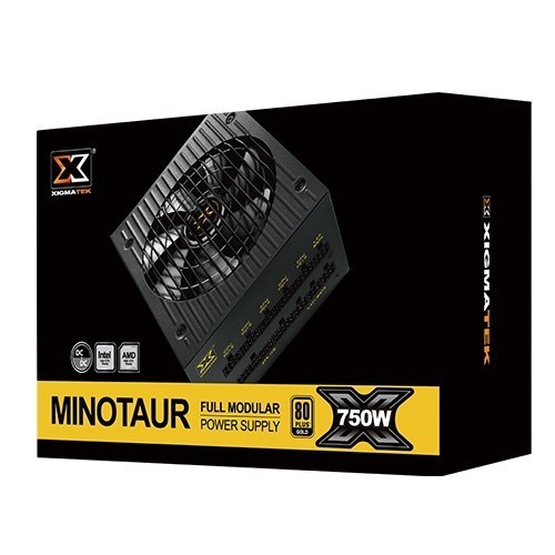 PSU Xagatek Minotaur 750Watt Gold 80 Plus  - Full Modular PSU Gold 750w Xagatek