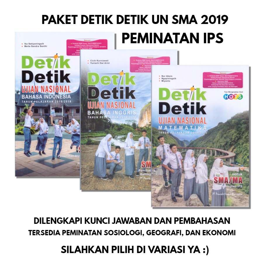 Paket 2020 Detik Detik Un Sma Peminatan Ips 2019 2020 Free Kunci