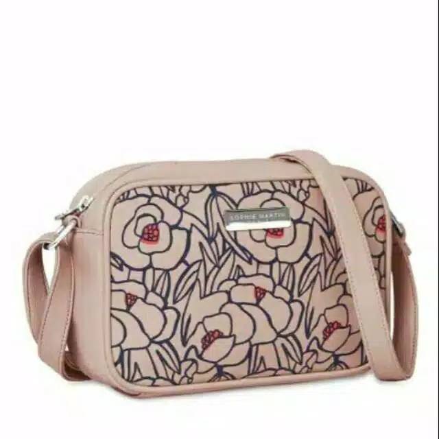 PROMO  TAS SELEMPANG WANITA SOPHIE MARTIN MOTIF BUNGA MOYNE