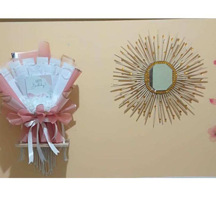 

[MuR ㊓] Ready Bouquet warna dusty pink ||Asli discon