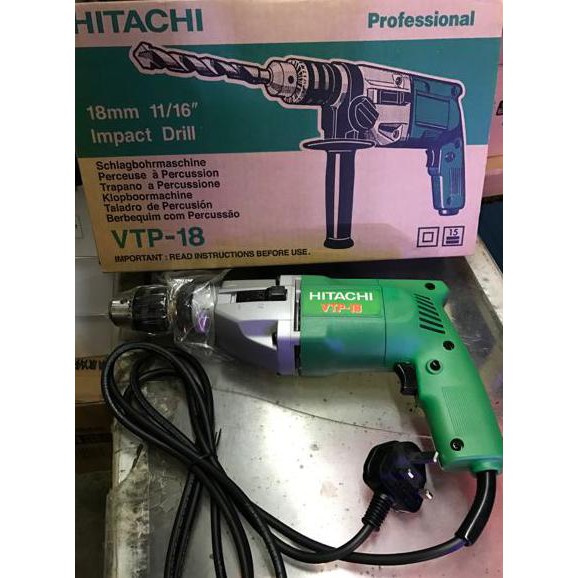 Mesin Bor Impact Drill HITACHI VTP 18