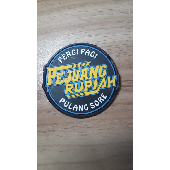 patch rubber logo PEJUANG RUPIAH