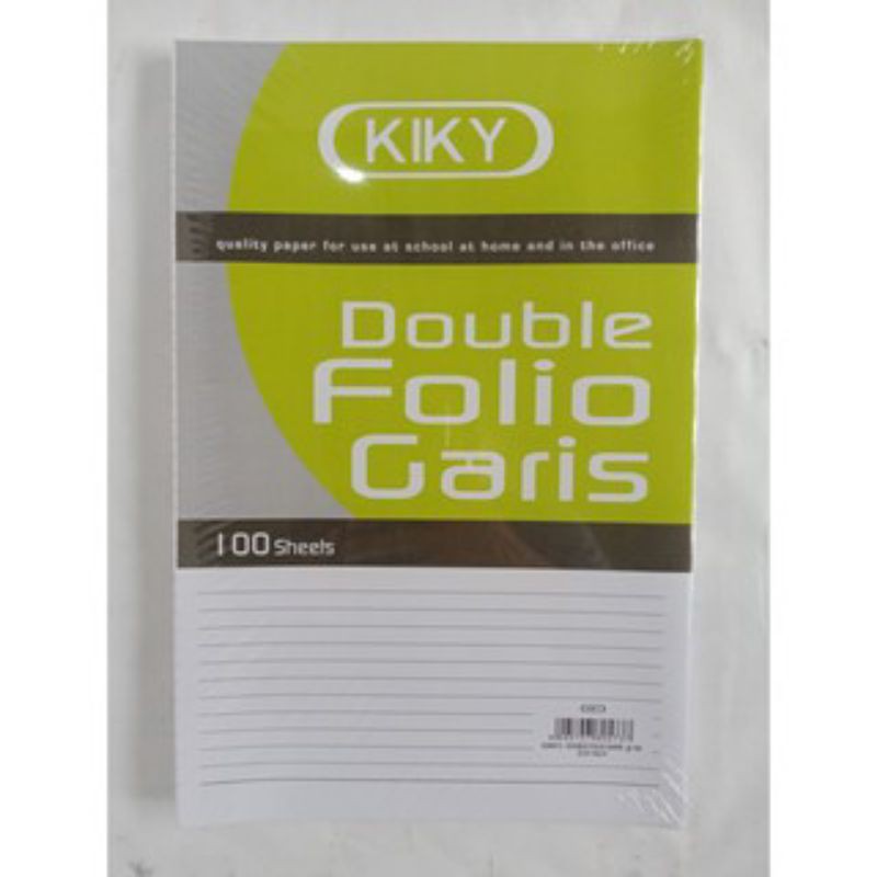 

double polio bergaris kiky isi 100 lembar