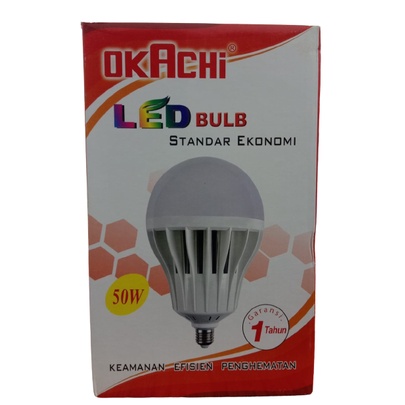 Lampu LED Big Bulb White 50 Watt Okachi