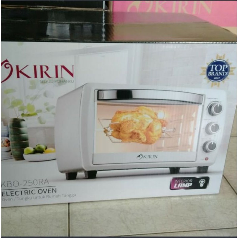 Kirin Oven Listrik 25 Liter KBO-250RA + Interior Lampu