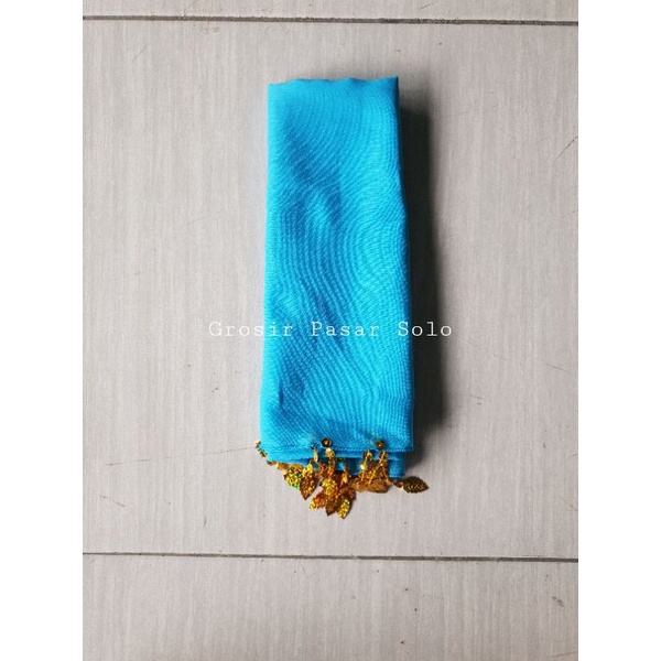 Selendang tari anak / sampur anak murah / selendang tari ronce-Biru muda