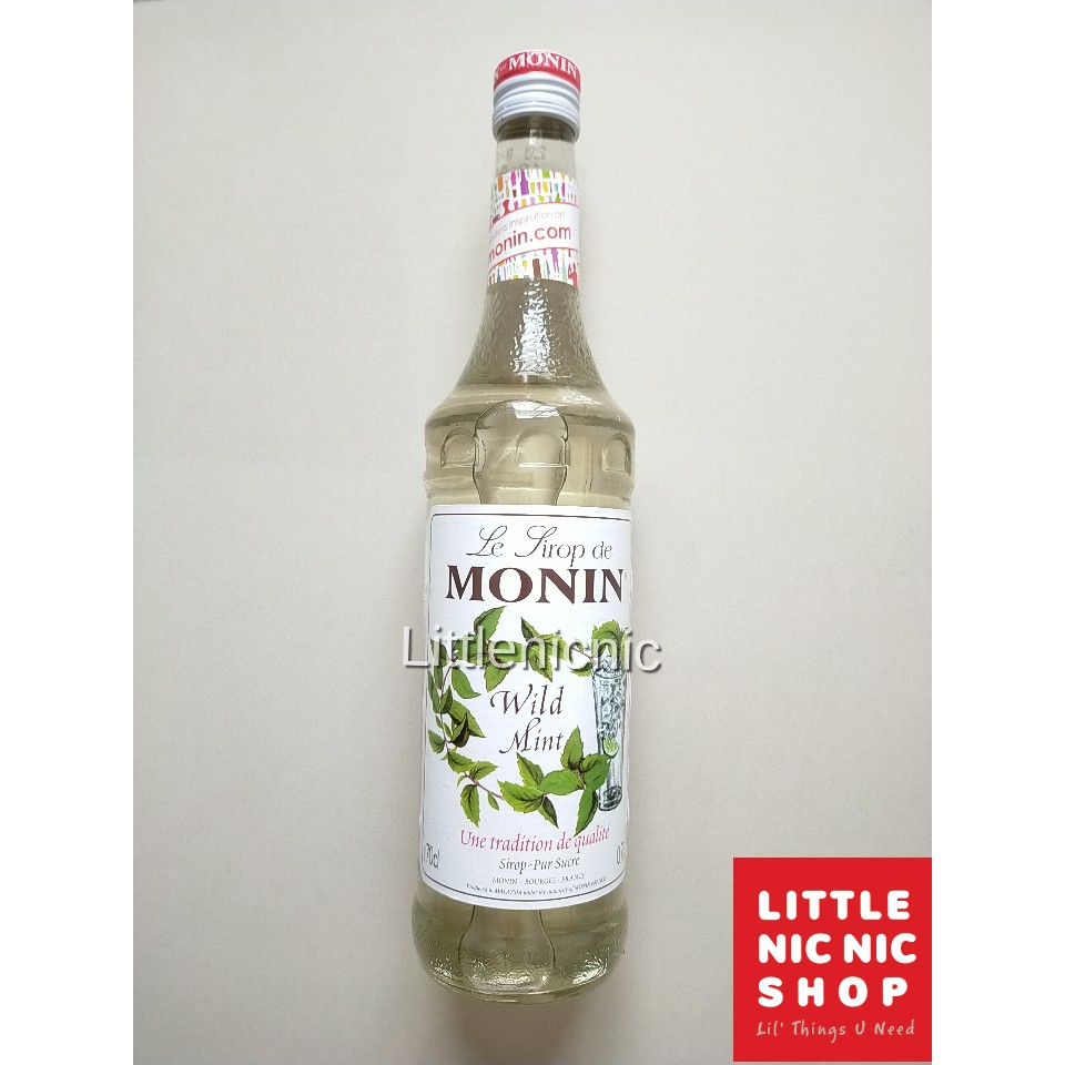 

Monin Wild Mint flavoured syrup sirup rasa Mojito 70 CL (700ml) minuman café