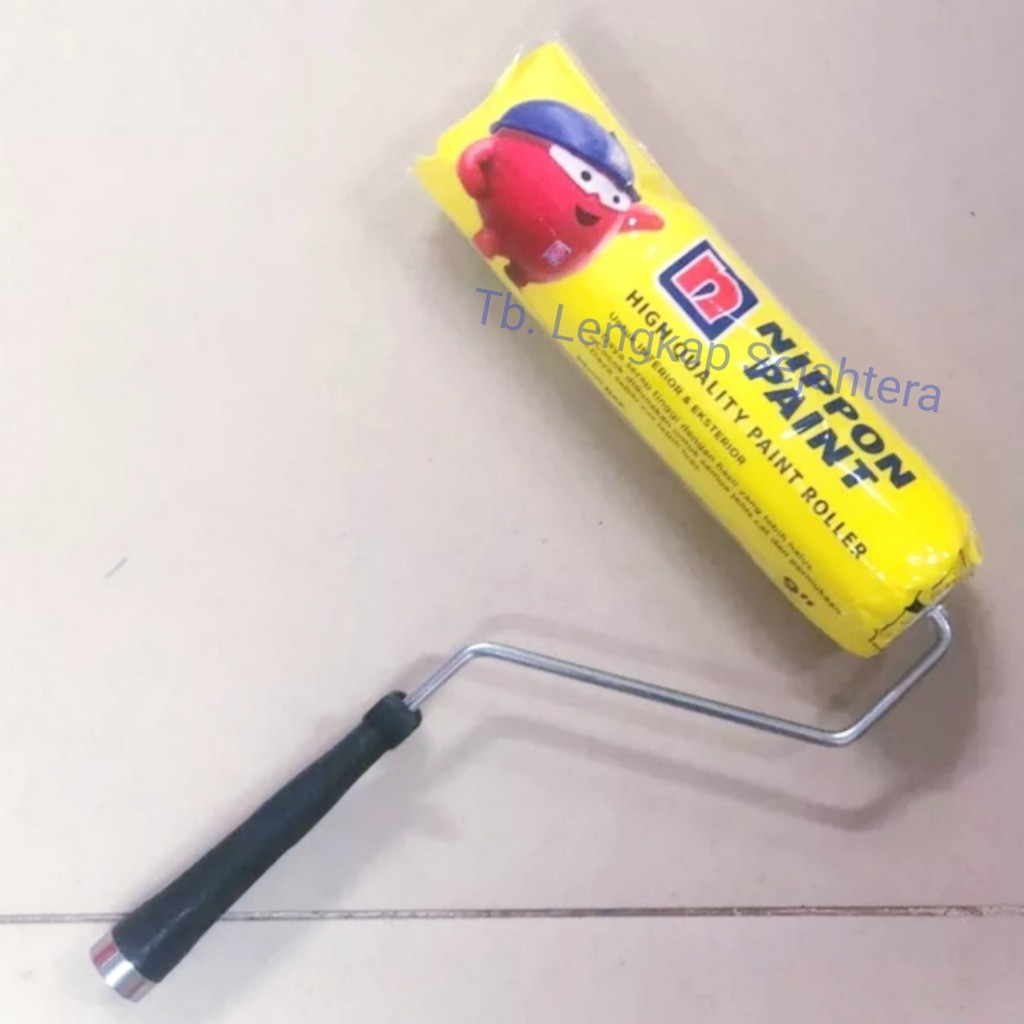 Jual Kuas Roll Nippon Paint / Kuas Roll Cat Tembok 9 inch Shopee