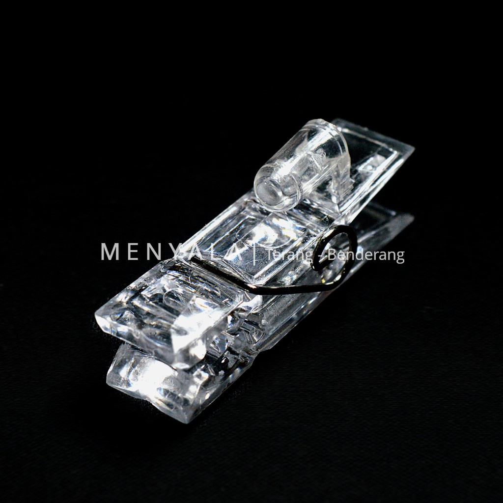 Jepit Tumblr Transparan Klip Foto Mini Lampu Tumbler Akrilik Clip Photo S1147