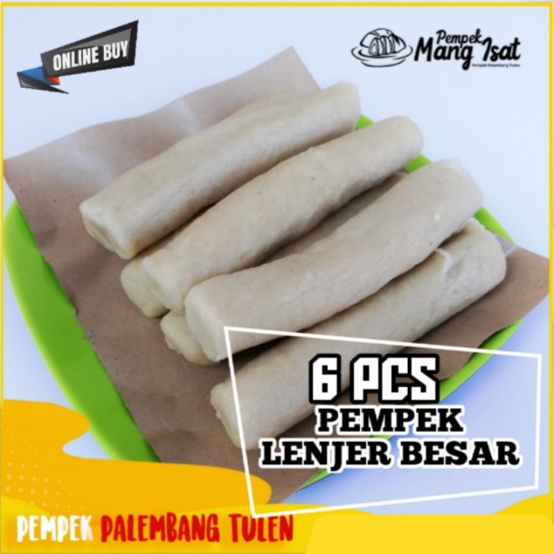 

Pempek - Paket 6 pcs lenjer besar - Pempek palembang - Pempek palembang asli - Pempek mang isat