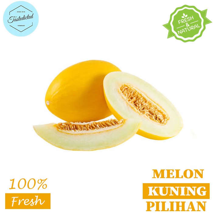 BUAH MELON GOLDEN MELON GOLDEN MELON KUNING BUAH MELON KUNING SEGAR 2Kg BUAH SEGAR BUAH BAUHAN