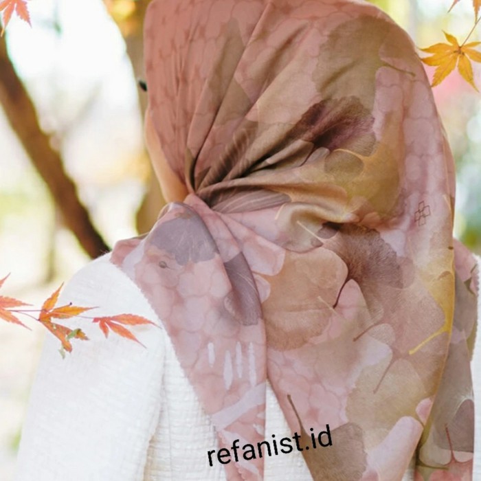 SALE  BUTTONSCARVES GINKGO SALMON Murah