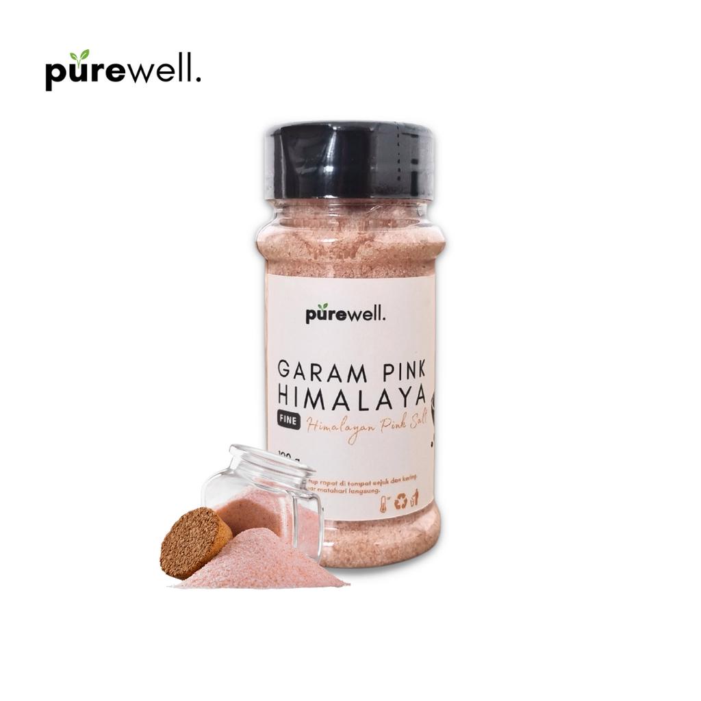 Purewell Garam Pink Himalaya Halus / Himayalan Fine Pink Salt 120gr