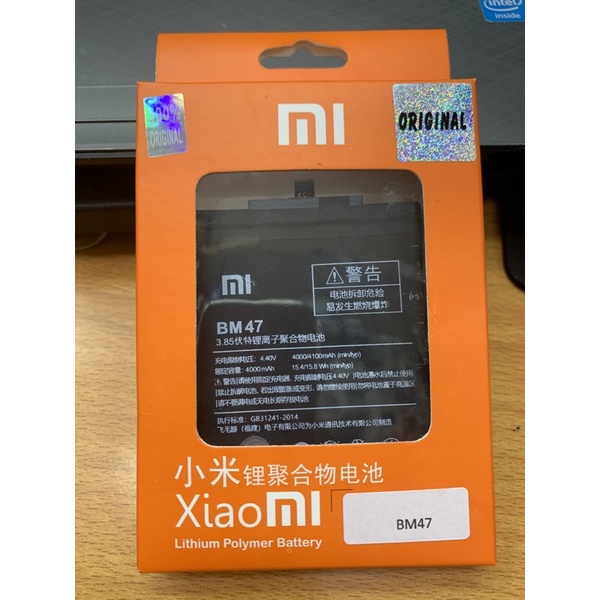 BATERAI XIAOMI REDMI 3 / 4X / 3S PRO / 3X / BM47 BATERE BM47 ORIGINAL