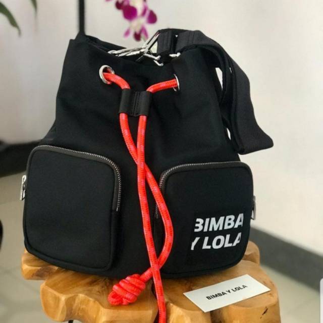 preloved bimba y lola byl second bucket bag like new