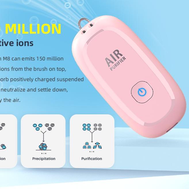 ☼ JAMAY Air Purifier M8 Mini Portable Air Purifier Necklace ✧