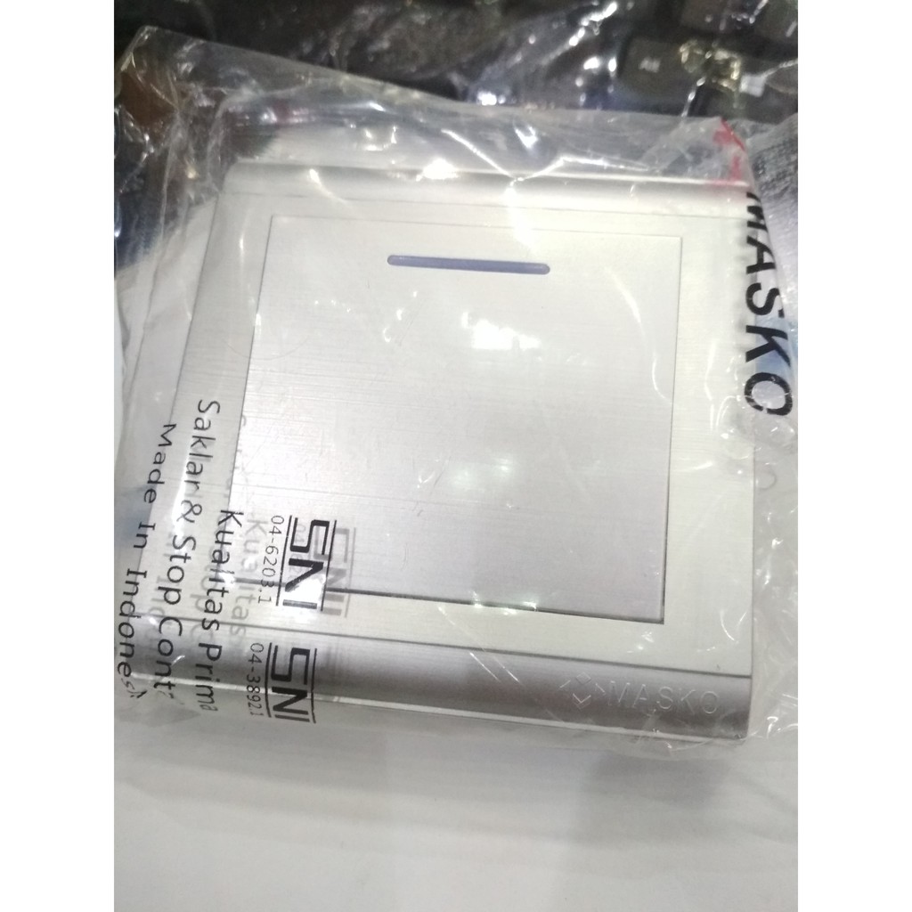 MASKO KRISTA SILVER SAKLAR TUNGGAL / SAKLAR ENGKEL