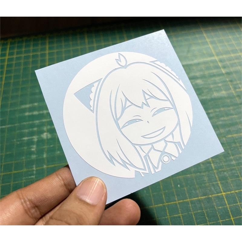 

Stiker Cutting Spy x Family Anya Smug Face