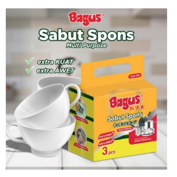 Bagus Sabut Spons Multipurpose 3's Type 556