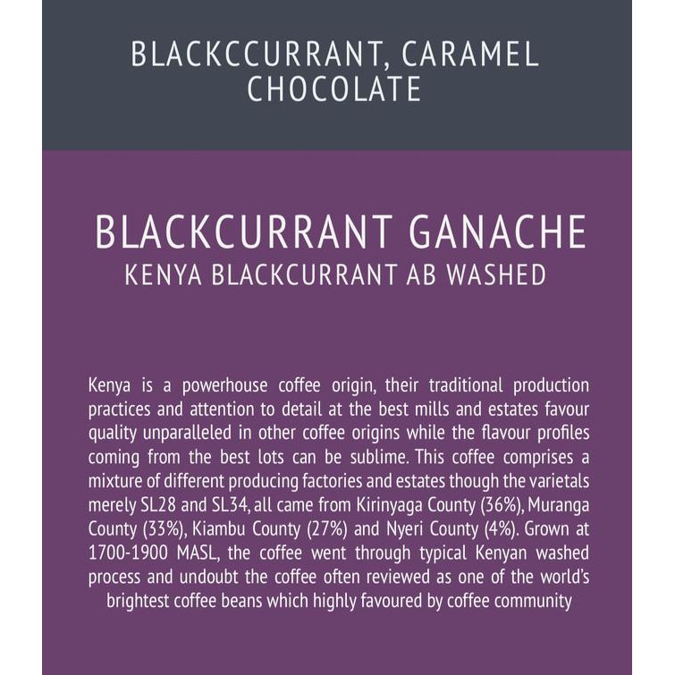 

Promo Akhir Tahun Black Currant Ganache (Kenya Aa Top Asali) Kode 301