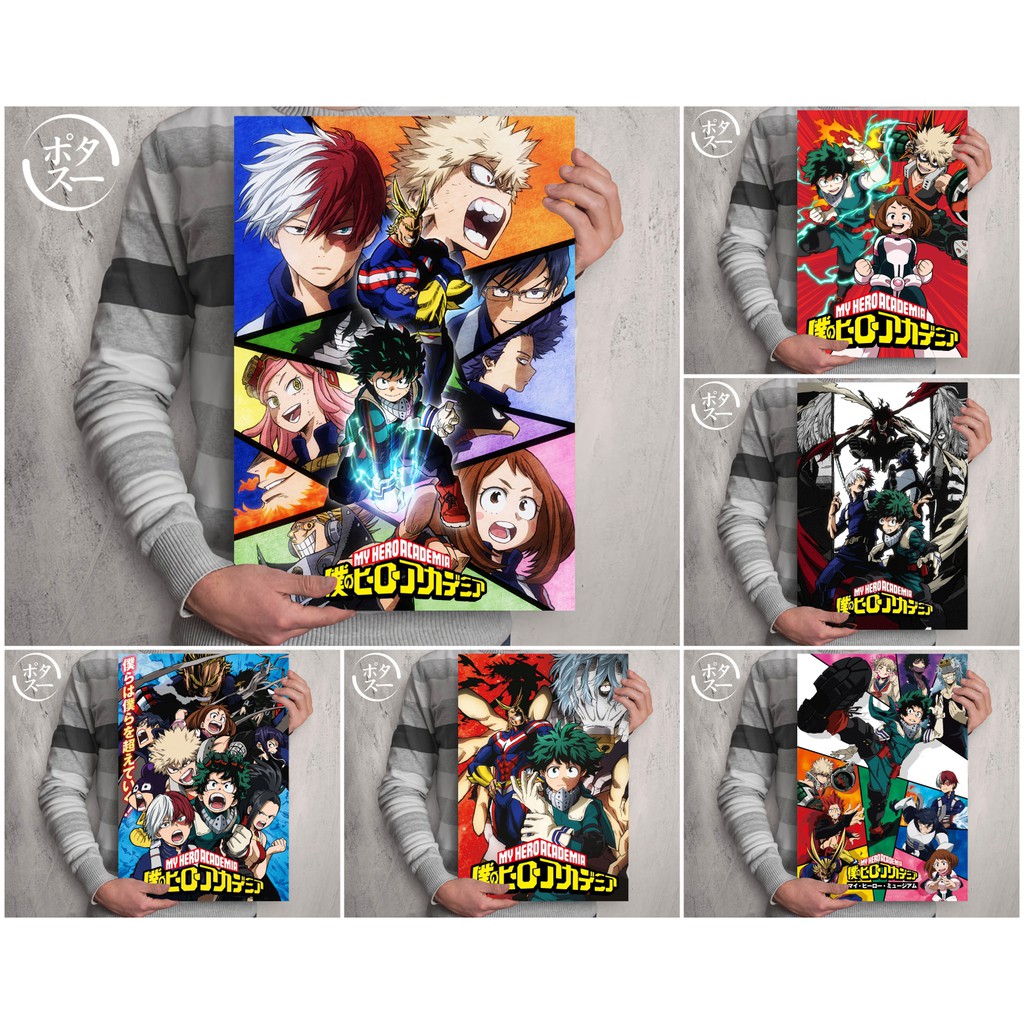 Koleksi Poster Anime Boku no Hero Academia / My Hero Academia Season 2 - Size A3+