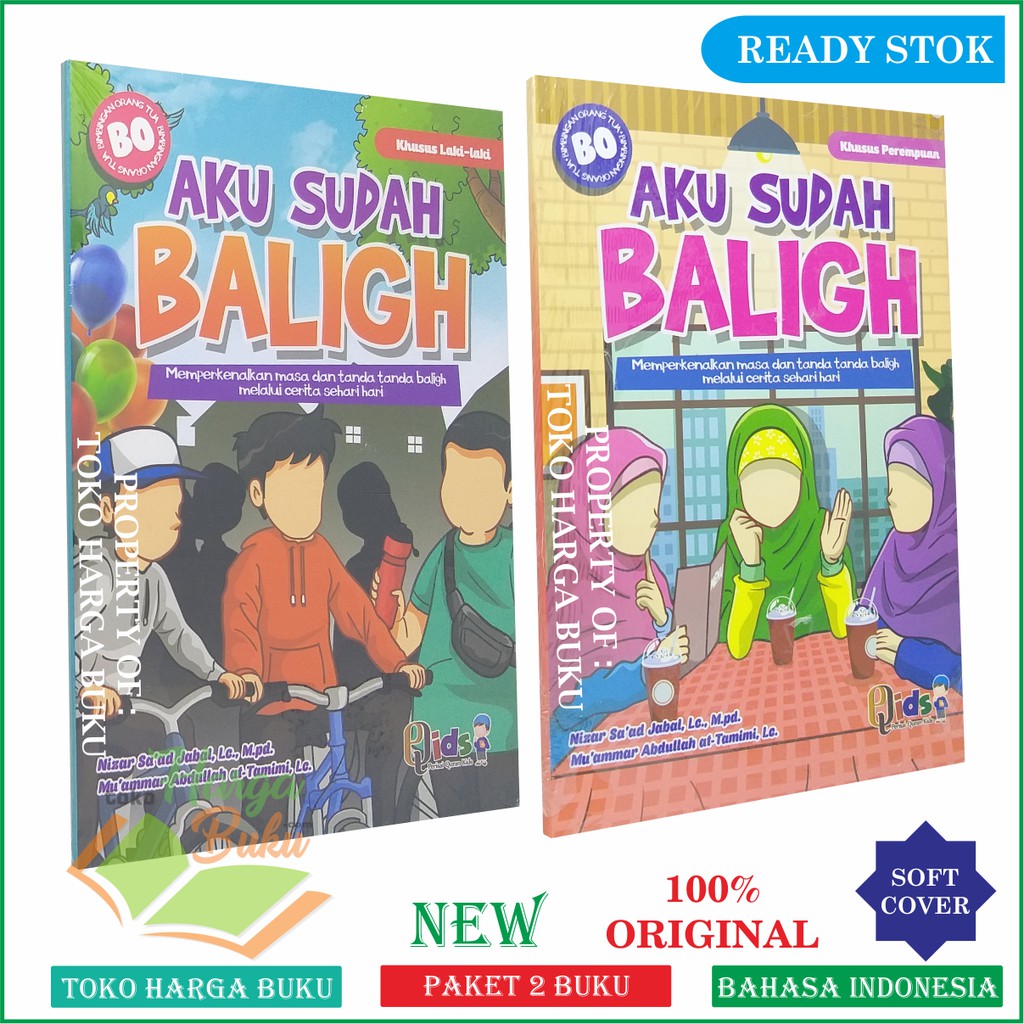 Paket 2 Buku Aku Sudah Baligh Laki-Laki dan Perempuan - PQ