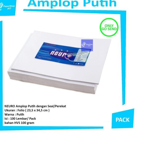 

☑ KHUSUS GOSEND!! NEURO Amplop Putih Folio SEAL ➽