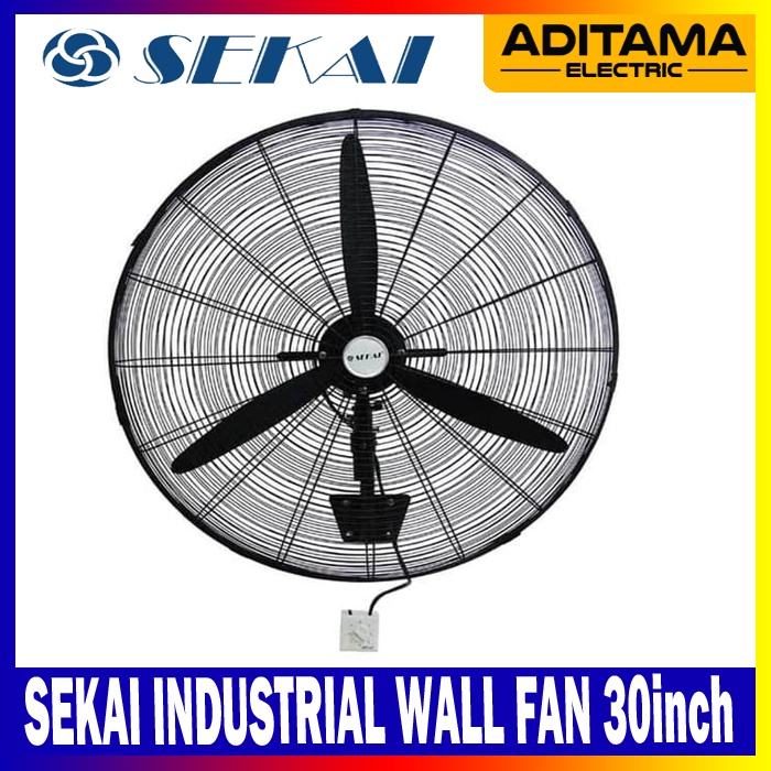 GOJEK SEKAI INDUSTRIAL WALL FAN 30"inch IWF3077 IWF3077
