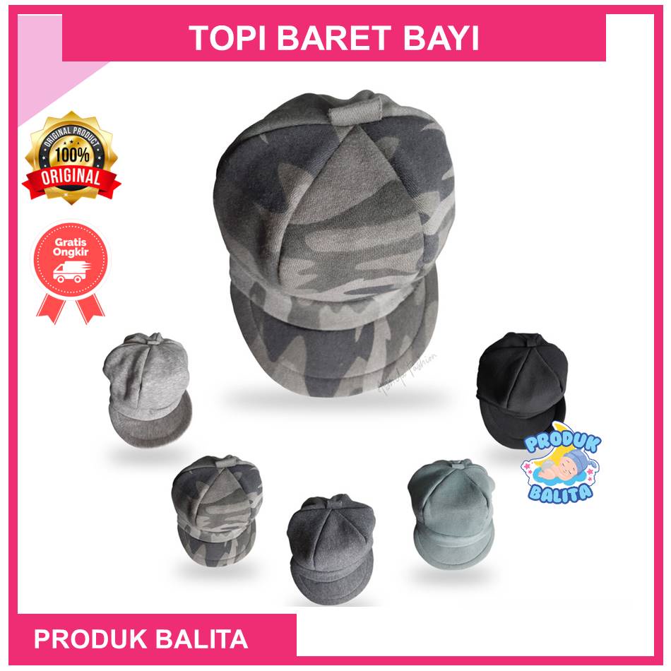 Topi Baret Anak Topi Apolo Anak Bayi Laki-Laki Perempuan Murah