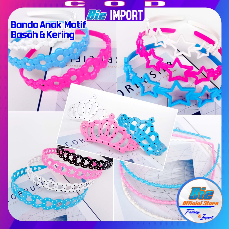 Bando Anak Karakter Anti Patah Impor Best Seller